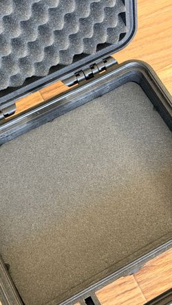 Pelican 1200 Watertight Hard Case with Uncut Foam – Black
