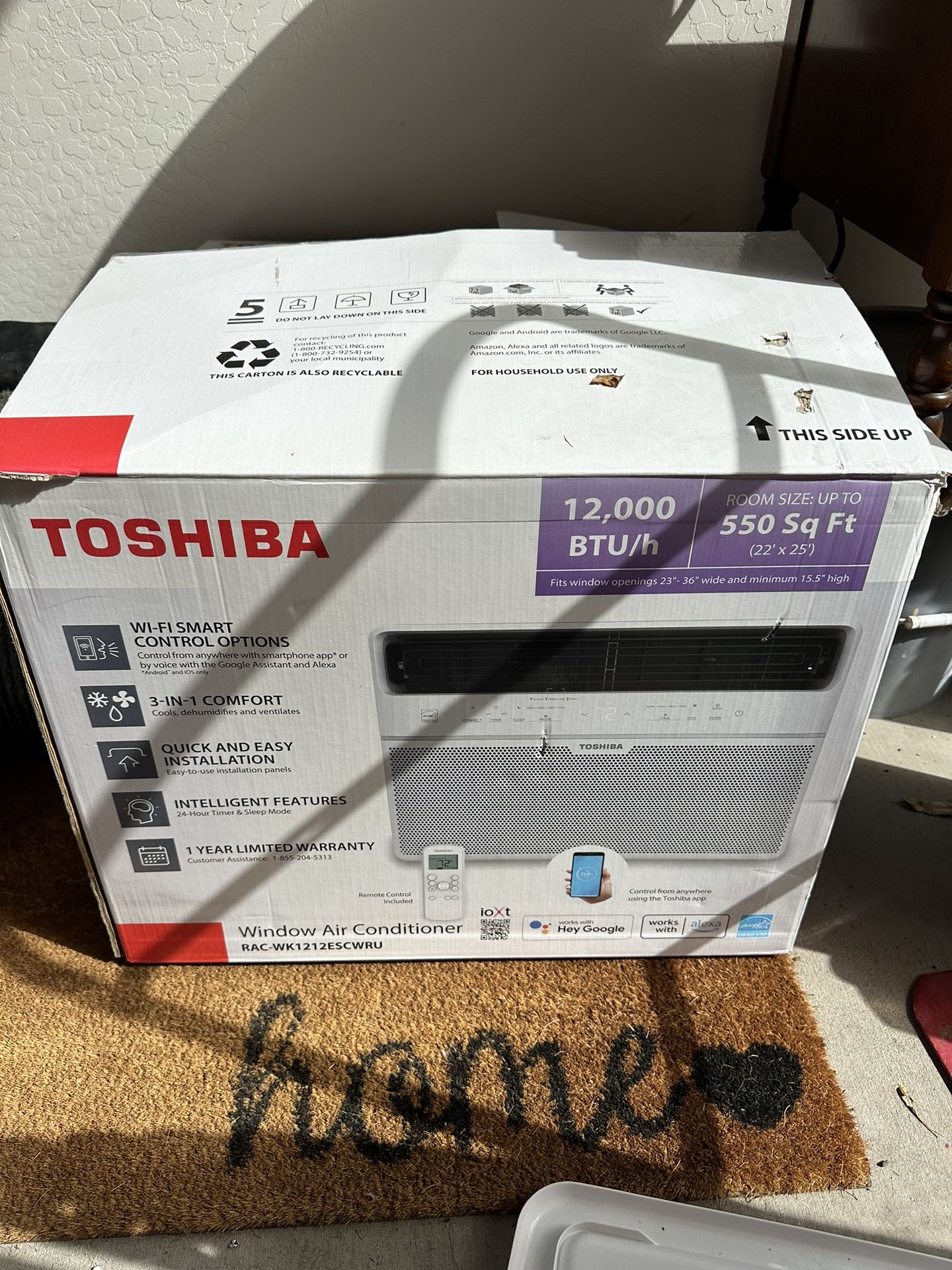 New Toshiba Window Air Conditioner