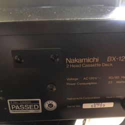 Nakamichi Two. Headed cassette deck.