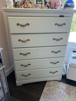 White dresser