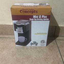 CLASSIC COFFEE CONCEPTS-MINI Q PLUS COFFEE MAKER WITH PUMP
