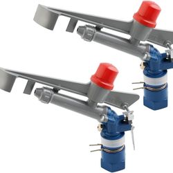  Agriculture Farm Irrigation Sprinkler Agriculture Irrigation Spray Gun Large-Area Irrigation Spray Gun Watering Sprinkler Watering Spray 360° Rotary 