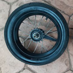 12 Inch Bike Rear Wheel / Back Bicycle Rim & Tire ( Llantas / Rueda Trasero Bicicleta 12 Pulgadas )