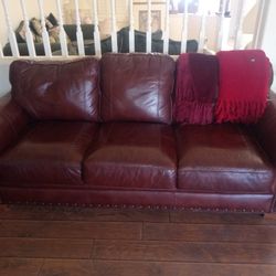 Broyhill Leather Couch