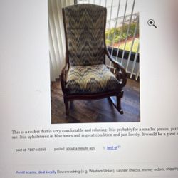 Upholstered Rocking Chair