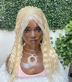 Half Up Half Down Braided Wig