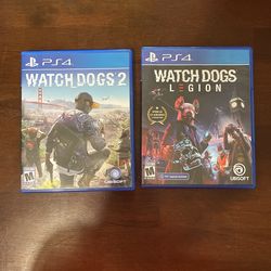 2 PS4 Watch Dogs Series Games