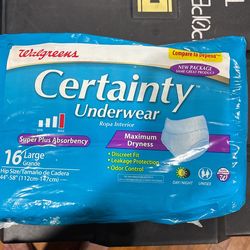 New-Certainty Underwear Large Size 