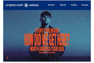 Tickets Louis Tomlinson LA crypto