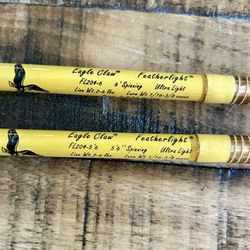 Eagle Claw FEATHERLITE SPINNING RODS - 5’6” & 6’ 