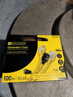 Generator Cord 100 Ft And 50 Ft Contractor Cord All New This Is Over $240 Plus Tax