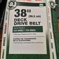 38" Deck Drive Belt