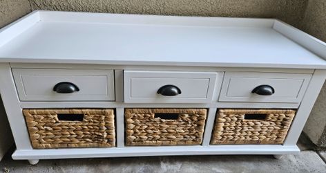 Outdoor Bench with drawers