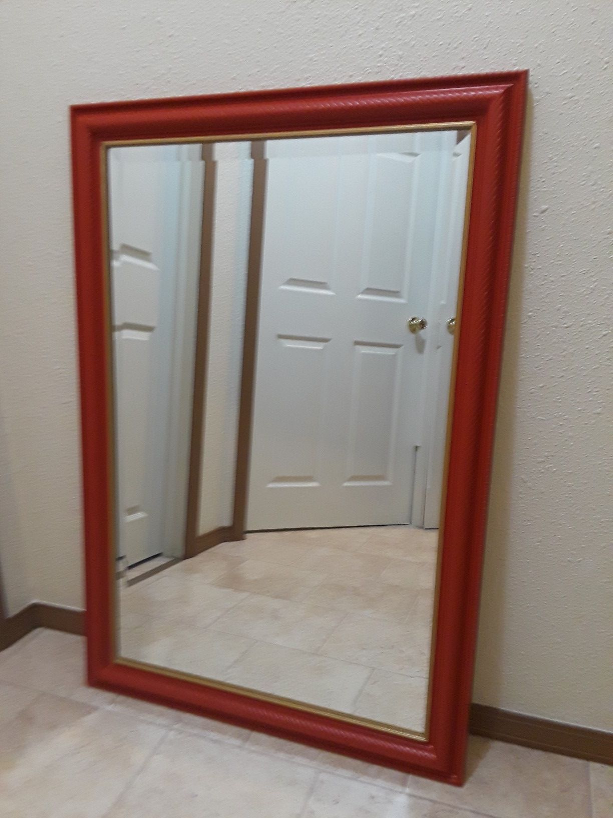 Red/Gold Mirror