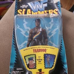 WWE Faarooq WWF Slammers Series 1 JAKKS Pacific Figure NEW Sealed Vintage