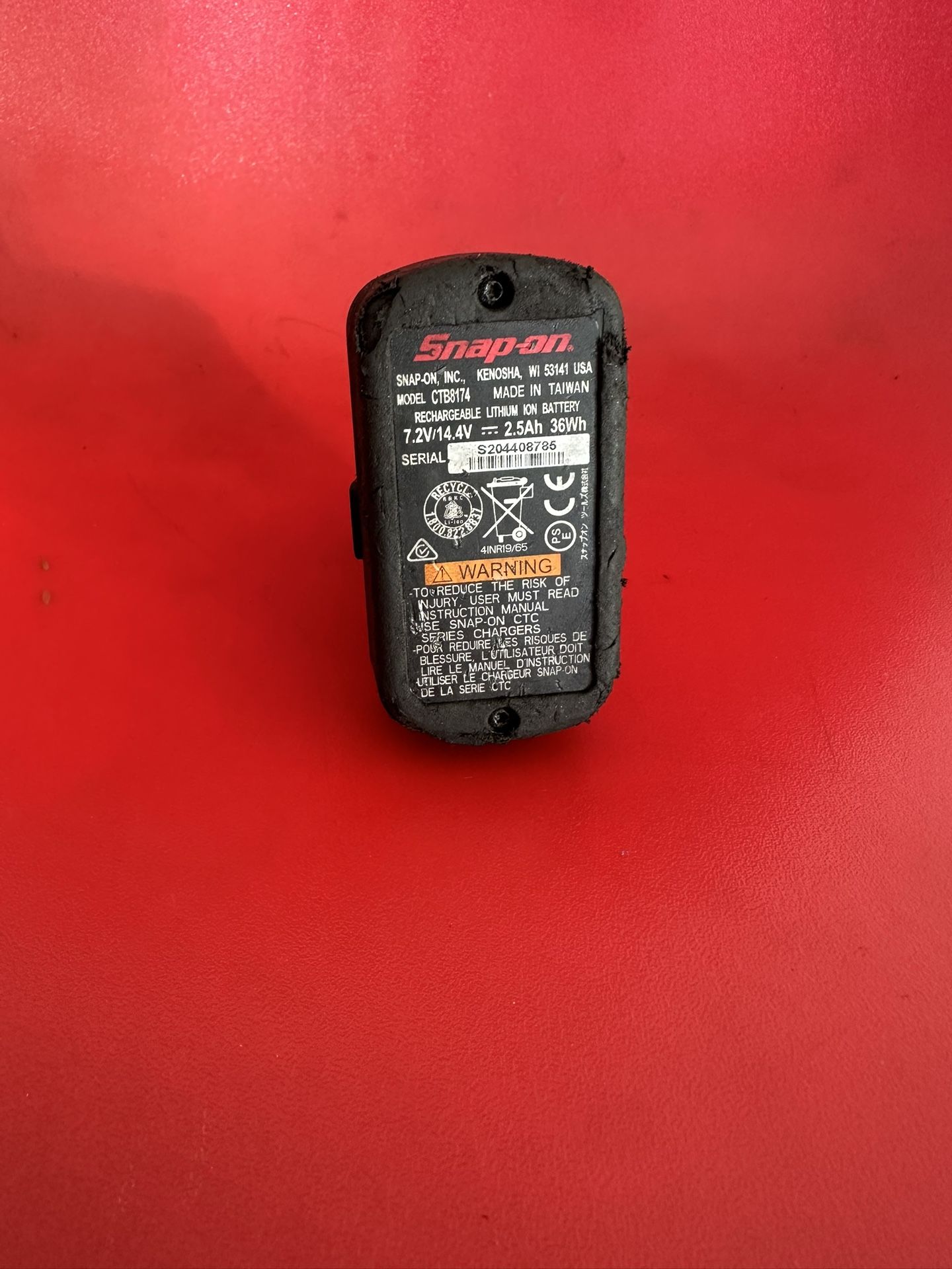 Snap On 14.4v Battery