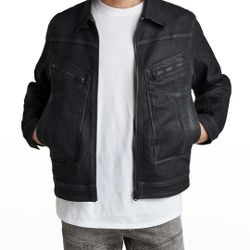 G-STAR RAW "Air Force" jacket in black denim