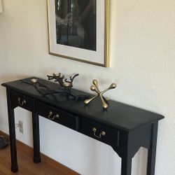 Black Console Table 