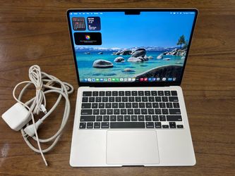 2022 MacBook Air 13.6 Apple M2 chip A2681 512GB SSD 8GB Ram Starlight