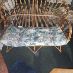 Wickered Loveseat Antique Historical