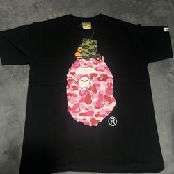 Bape Pink Tee medium