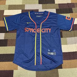 Houston Astros Space City Navy Jersey Baseball 