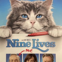 NINE LIVES (DVD-2016) Jennifer Garner + Kevin Spacey + Christopher Walken!