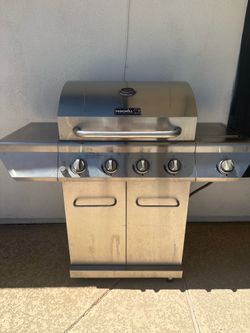 Barbecue Grill with side Burner