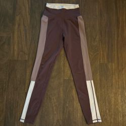 XS Color Block Athletic Leggings