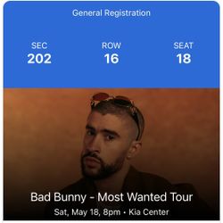 Bad Bunny Most Wanted Concert