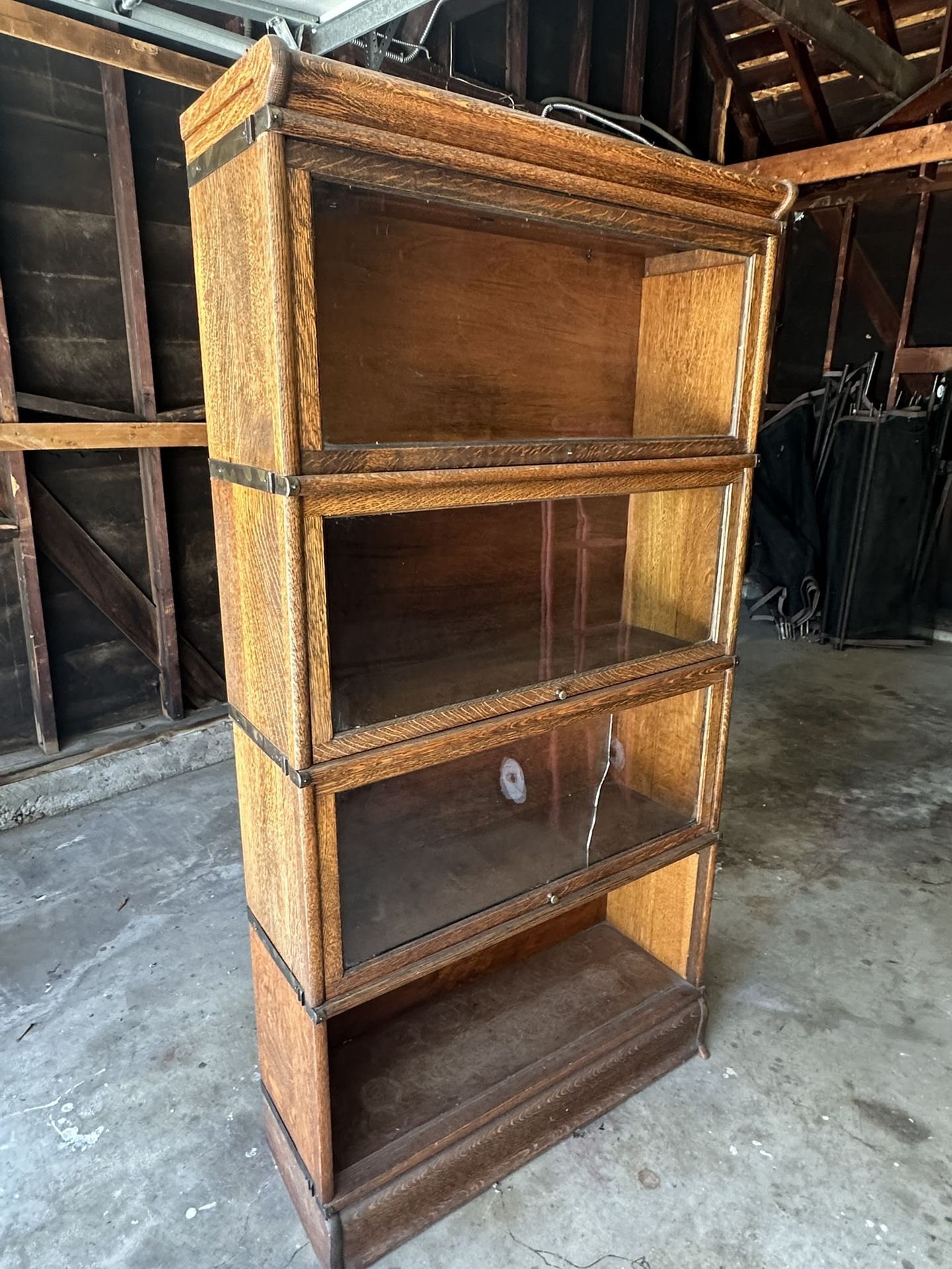FREE Antique Barrister Bookcase