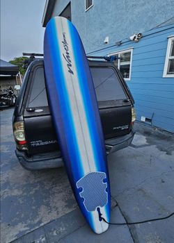 Wavestorm Foam Surfboard, Good Condition,  small pro repair, see pic, leash and fins included