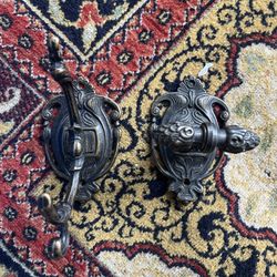 Beautiful Metal Italian Jacket Hooks — Picked up In Florence!
