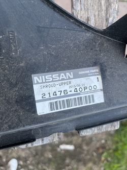 Nissan oem 300zx tt upper radiator fan shroud