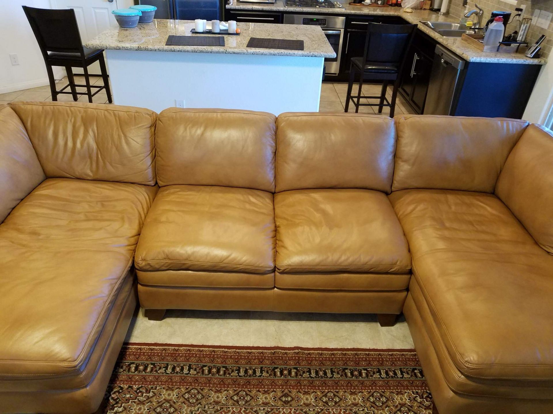 Great 100% leather couch, your house needs it