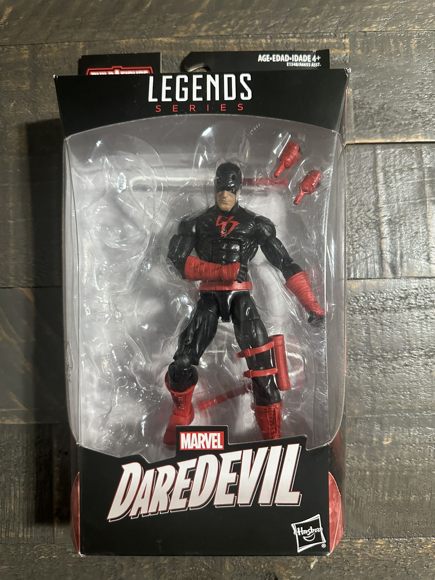 Marvel Legends Daredevil Black Suit Figure No BAF SP//DR Wave