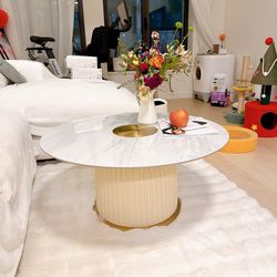 Sandefur Pedestal Coffee Table