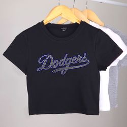 LA Dodgers Rhinestone Tshirt