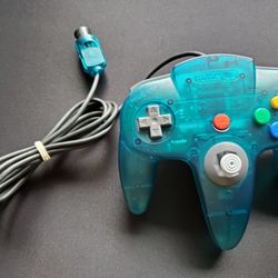 Funtastic ❄ Ice Blue ❄ Nintendo 64 N64 Controller OEM
