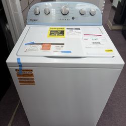 Washer, Whirlpool new open box 27” W 3.8 Cu.ft