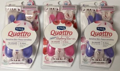 Schick Quattro razors. Price is FIRM.