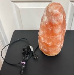 Large Heavy Salt Lamp with Dimmer Light just $25