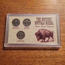  Buffalo Nickel Mint Mark Colletion