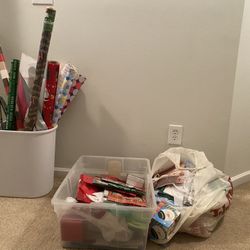 Christmas Wrapping paper and boxes