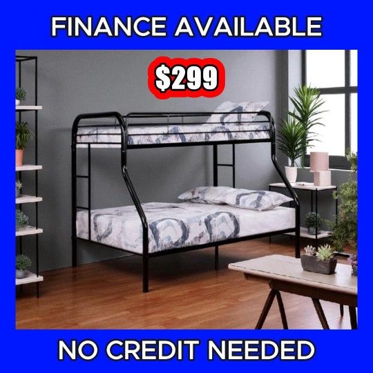 🔥TWIN FULL BUNK BED DEAL! 🇺🇸 ✨ ¡OFERTA EN LITERAS 💲 Only $299 🛏️Add Mattresses $99 AND UP 🚚 Delivery Available / Entrega Disponible 📦#FOA 103