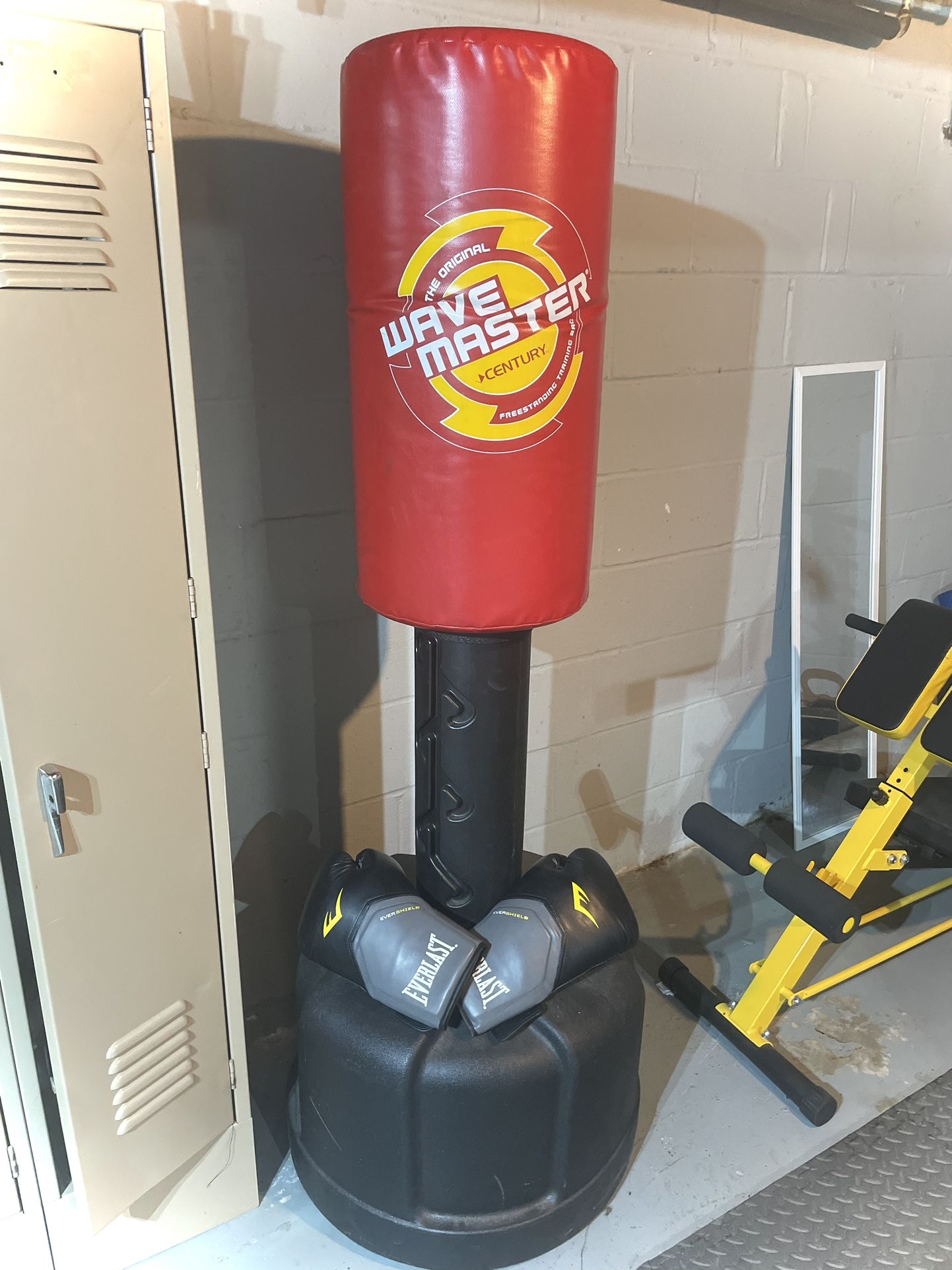 Century Wave Master Punching Bag w/ Gloves 