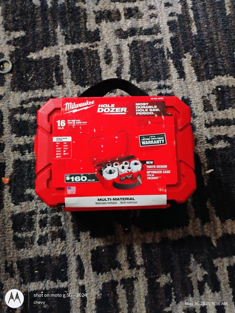 Milwaukee 16 Piece Hole Saw Set