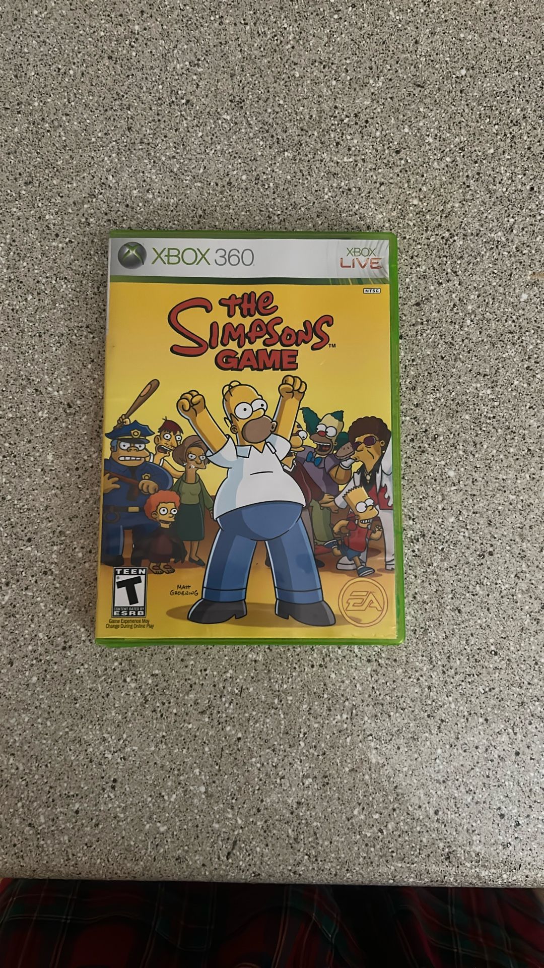 The Simpsons game Xbox 360