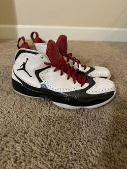 NIKE AIR JORDAN 2012 Q WHITE-BLACK-VARSITY RED Size 11.5 508320-182