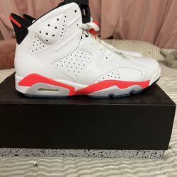 Jordan 6 White infrared Size 10.5